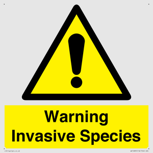 WV16895: Warning Invasive Species