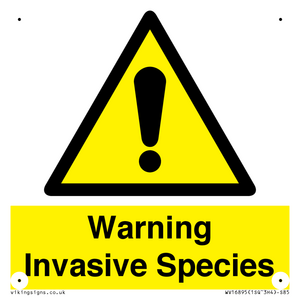 WV16895: Warning Invasive Species