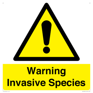 WV16895: Warning Invasive Species