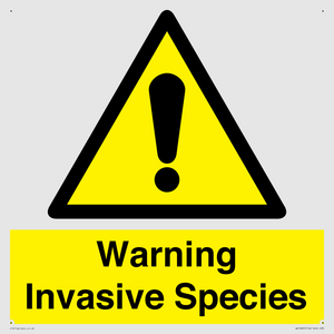 WV16895: Warning Invasive Species