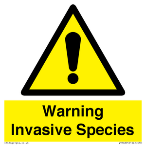 WV16895: Warning Invasive Species