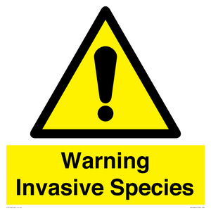 WV16895: Warning Invasive Species