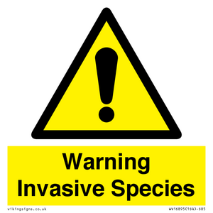 WV16895: Warning Invasive Species