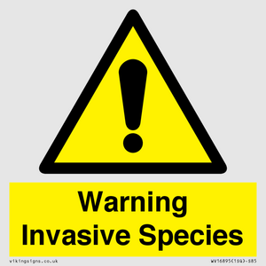 WV16895: Warning Invasive Species