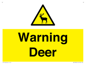 WV16940: Warning Deer