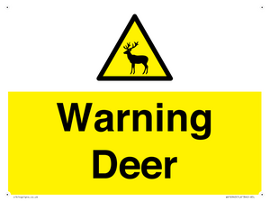 WV16940: Warning Deer