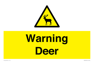 WV16940: Warning Deer
