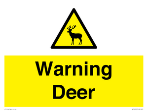 WV16940: Warning Deer