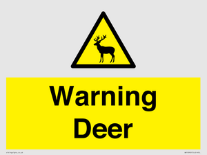 WV16940: Warning Deer