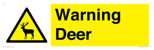 WV16940: Warning Deer