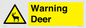 WV16940: Warning Deer