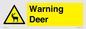 WV16940: Warning Deer