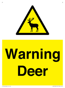 WV16940: Warning Deer
