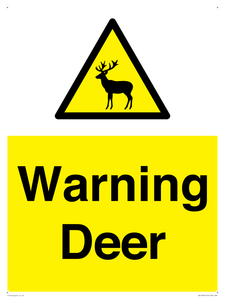 WV16940: Warning Deer