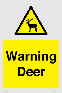 WV16940: Warning Deer