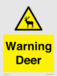 WV16940: Warning Deer