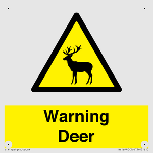 WV16940: Warning Deer