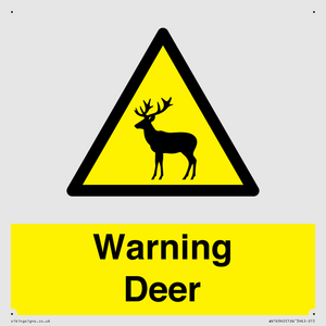 WV16940: Warning Deer