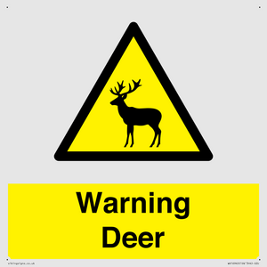WV16940: Warning Deer