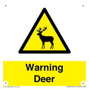 WV16940: Warning Deer