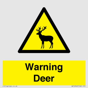 WV16940: Warning Deer
