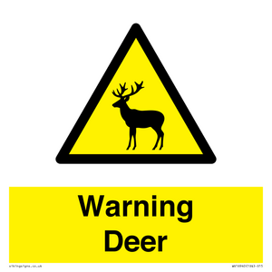 WV16940: Warning Deer