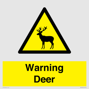 WV16940: Warning Deer