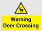 WV16942: Warning Deer Crossing