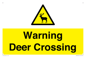 WV16942: Warning Deer Crossing
