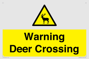 WV16942: Warning Deer Crossing