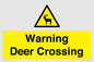 WV16942: Warning Deer Crossing