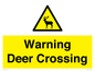 WV16942: Warning Deer Crossing