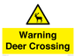 WV16942: Warning Deer Crossing