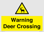 WV16942: Warning Deer Crossing