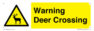WV16942: Warning Deer Crossing