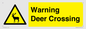 WV16942: Warning Deer Crossing