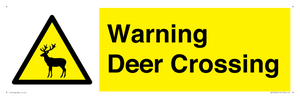 WV16942: Warning Deer Crossing