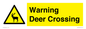 WV16942: Warning Deer Crossing