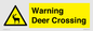 WV16942: Warning Deer Crossing