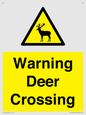WV16942: Warning Deer Crossing