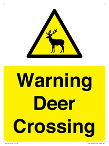 WV16942: Warning Deer Crossing