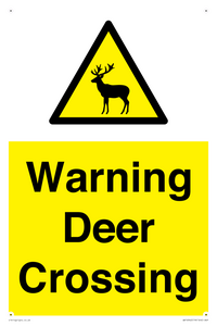 WV16942: Warning Deer Crossing