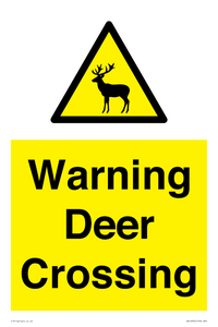 WV16942: Warning Deer Crossing