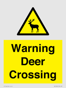 WV16942: Warning Deer Crossing
