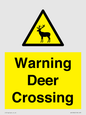 WV16942: Warning Deer Crossing