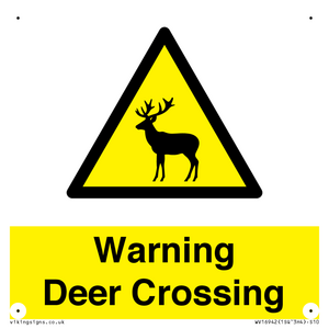 WV16942: Warning Deer Crossing