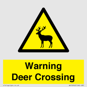 WV16942: Warning Deer Crossing