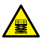 WV17054: Warning Scissor Lift Symbol