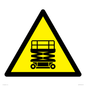 WV17054: Warning Scissor Lift Symbol