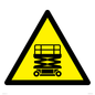 WV17054: Warning Scissor Lift Symbol